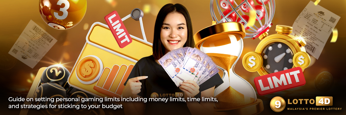 Guide on setting personal gaming limits including money limits, time limits, and strategies for sticking to your budget