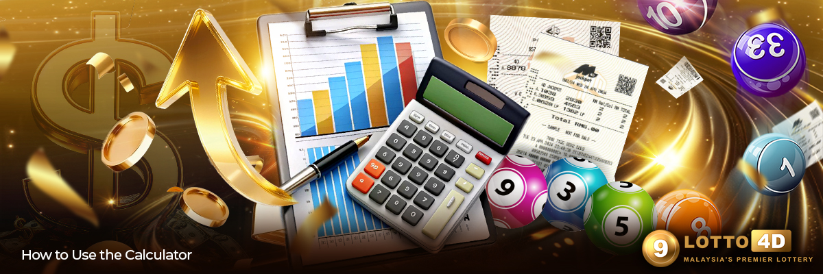 How to Use the Calculator - Step-by-step guide showing how to use the 4D prize calculator to calculate potential lottery winnings